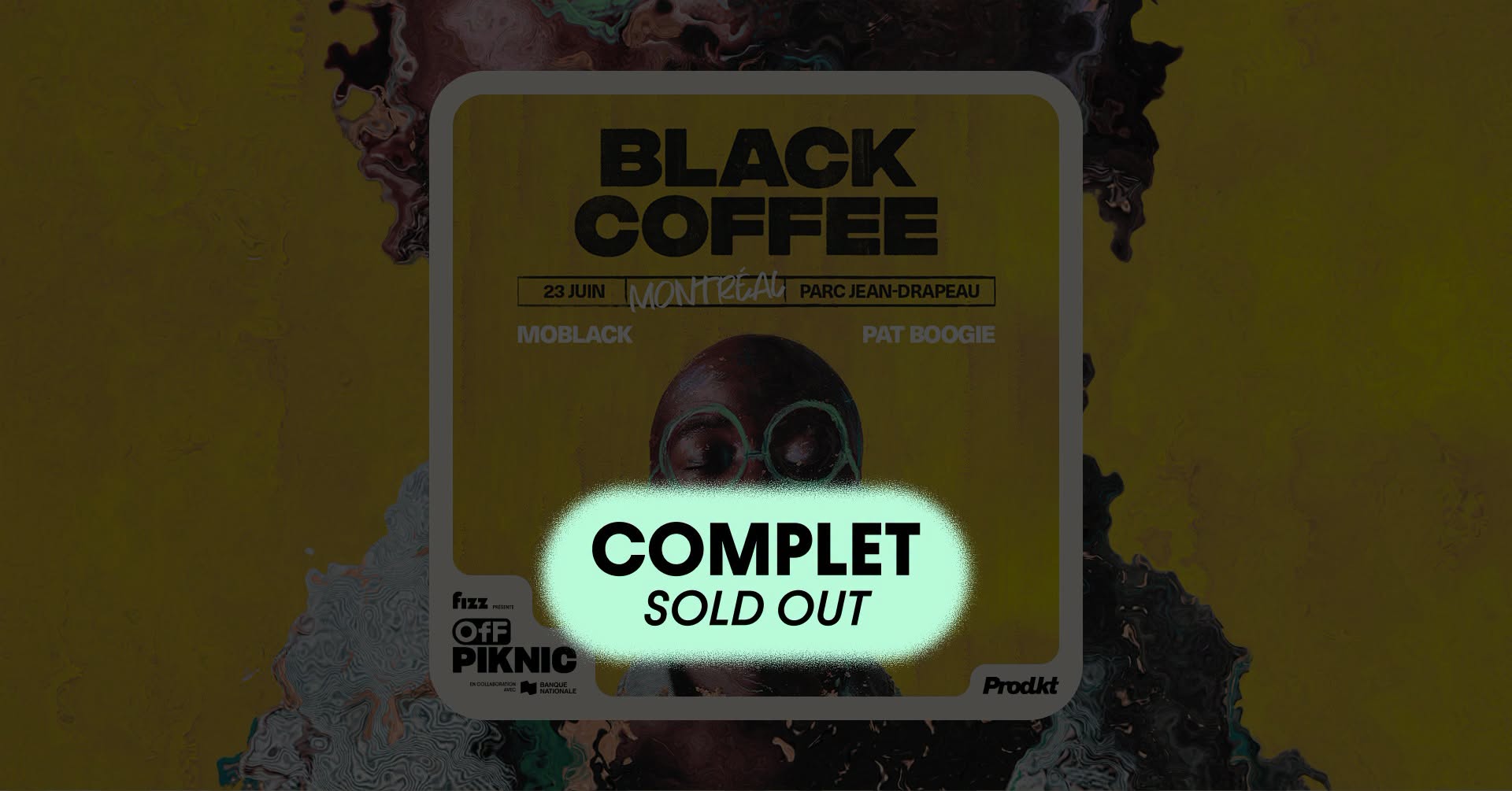 Black Coffee | Parc Jean-Drapeau