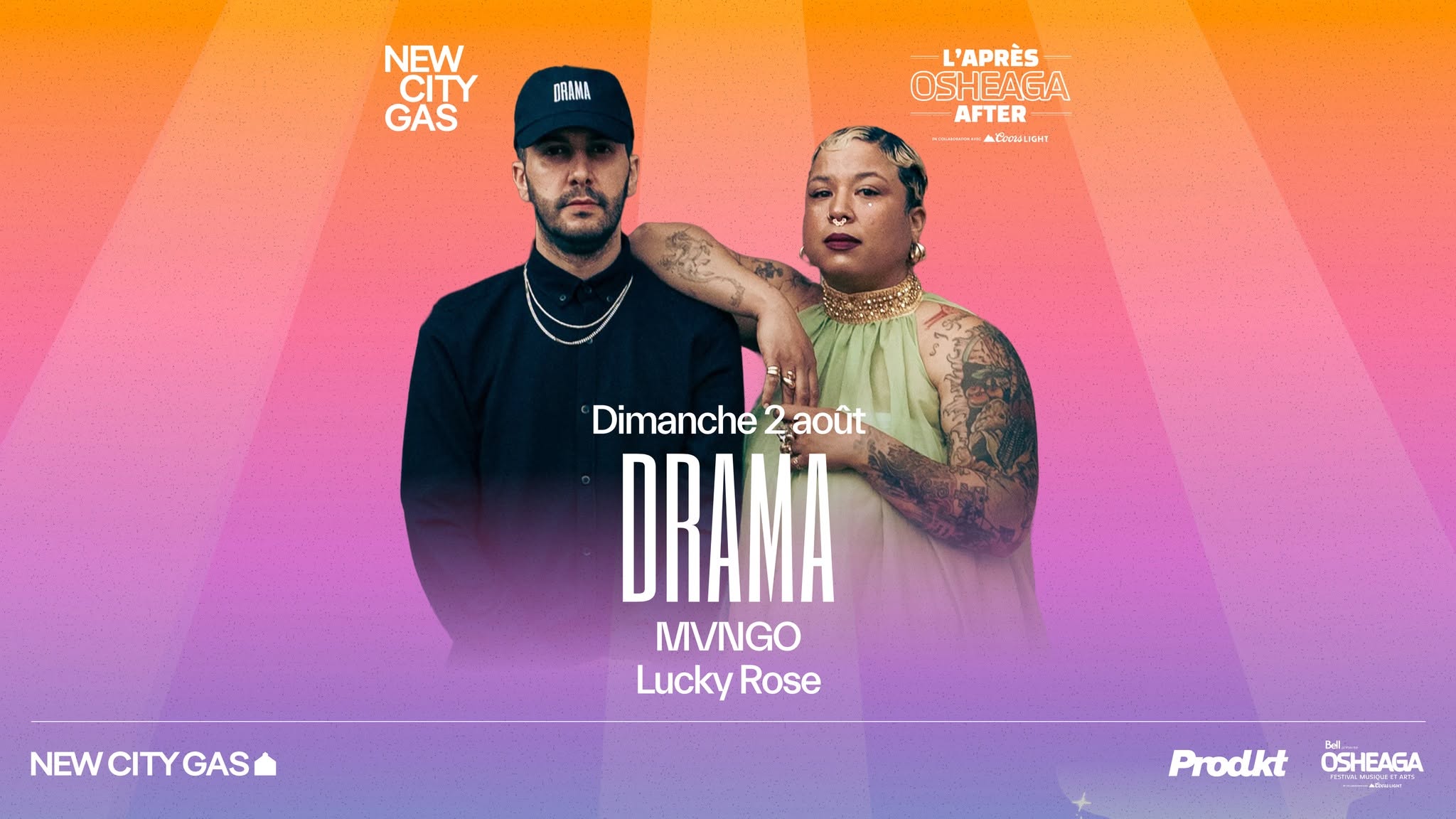 Drama (dj set), MVNGO, Lucky Rose | Official Osheaga Afterparty
