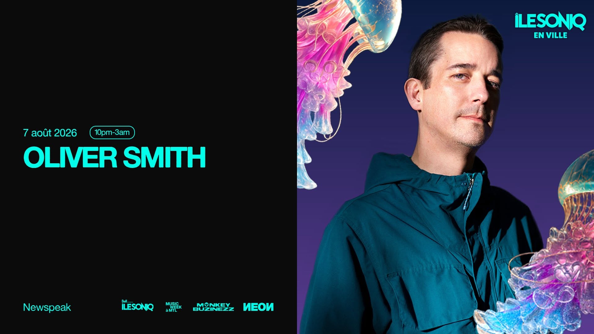 îLESONIQ En Ville : OLIVER SMITH [Anjunabeats] au Newspeak