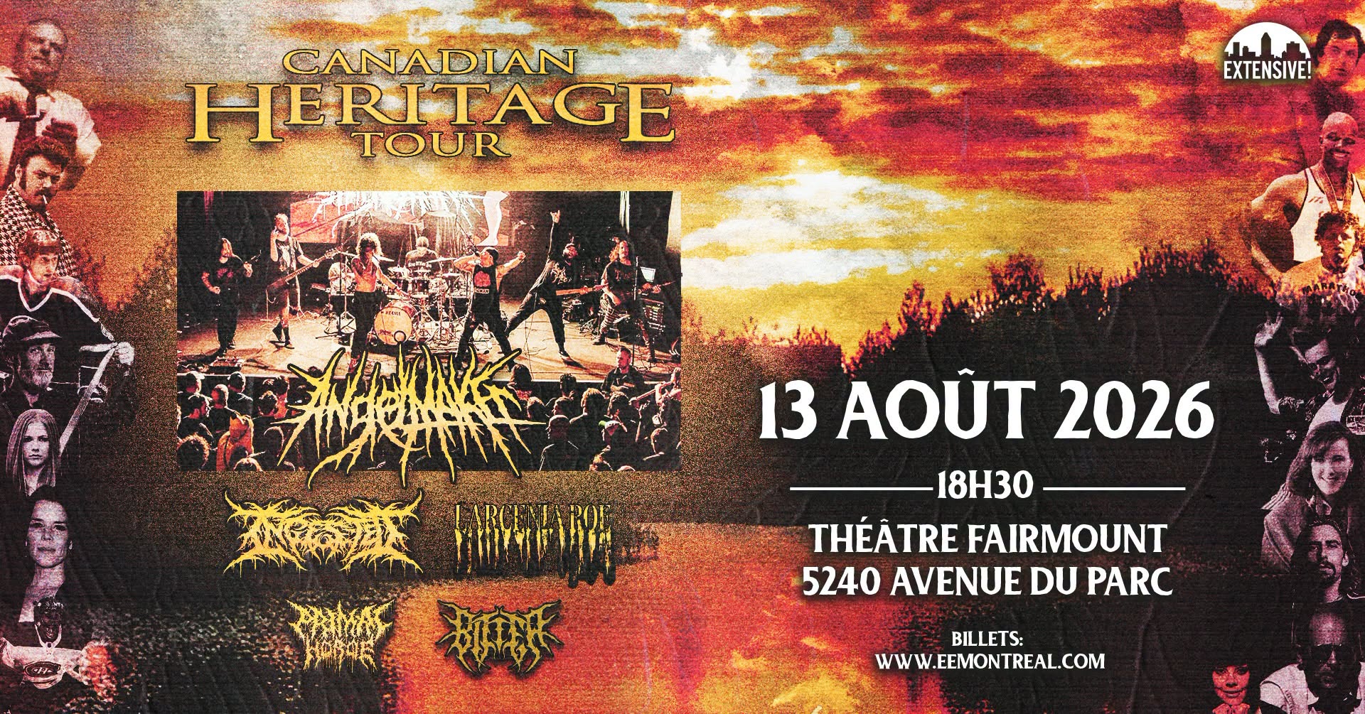 AngelMaker + Ingested + Larcenia Roe + Primal Horde + Bitter | Montréal