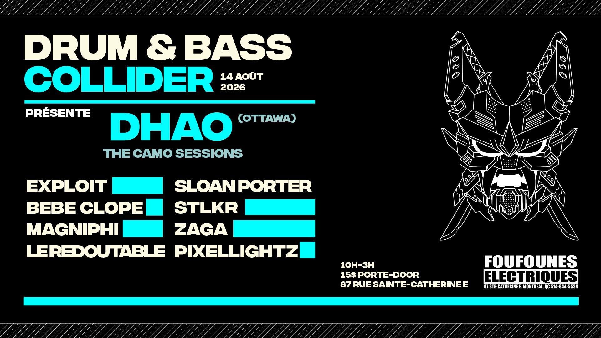 DNB Collider 14 août :  Mythologie DNB avec Dhao