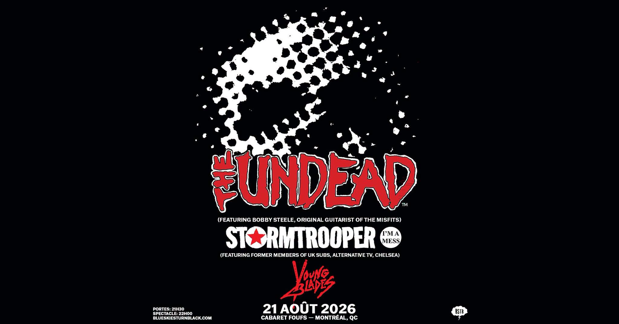 THE UNDEAD (featuring Bobby Steele, original guitarist of THE MISFITS) - Montréal