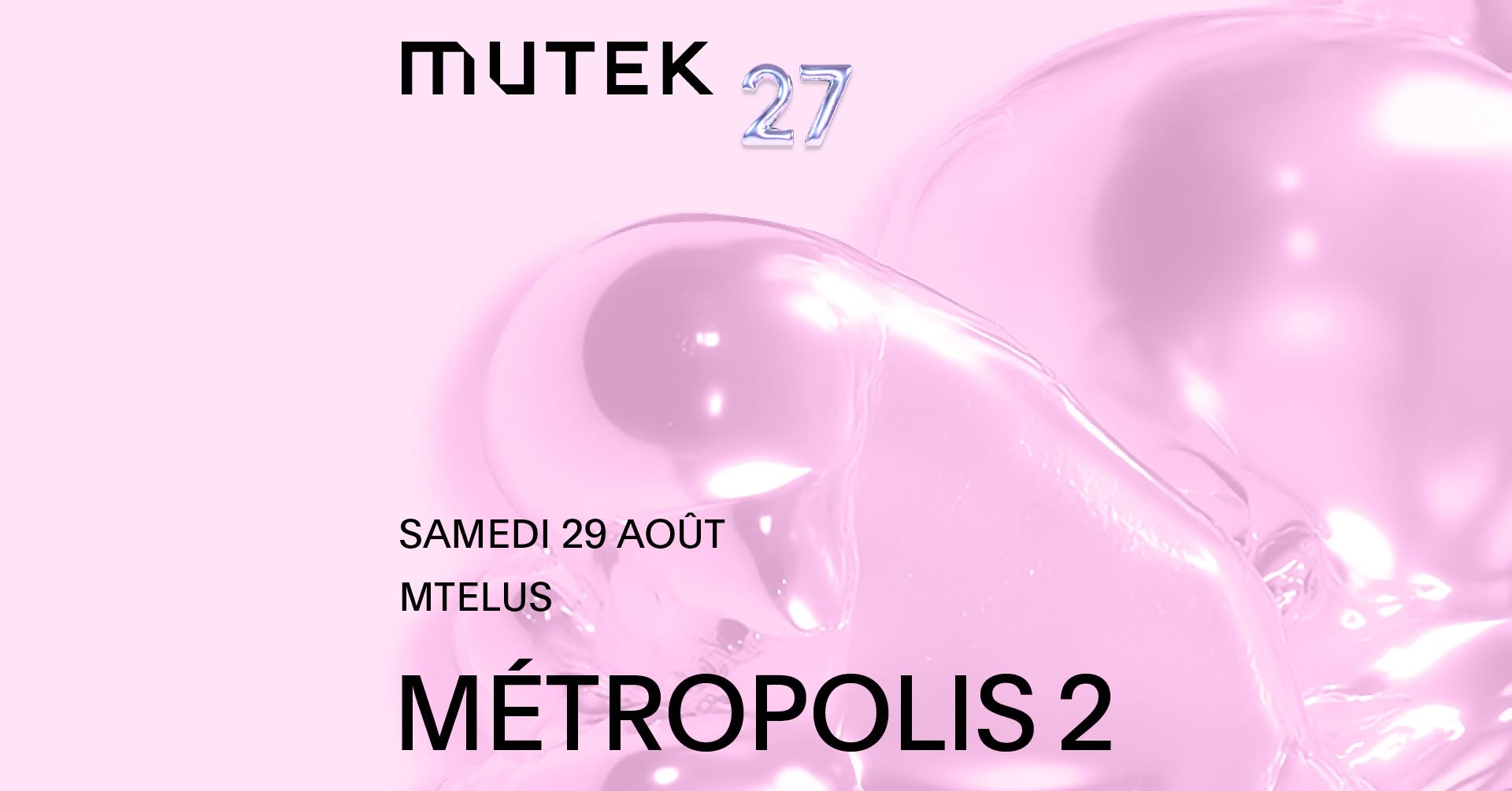 Ben UFO, Rival Consoles, CUERPOS, Facta, Patche | MUTEK 27