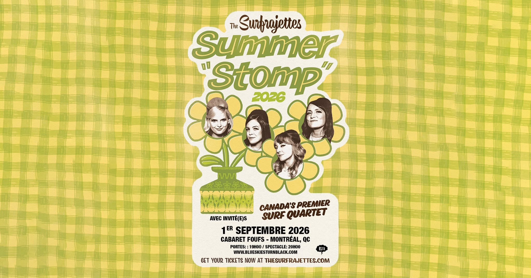THE SURFRAJETTES - SUMMER "STOMP" - Montréal