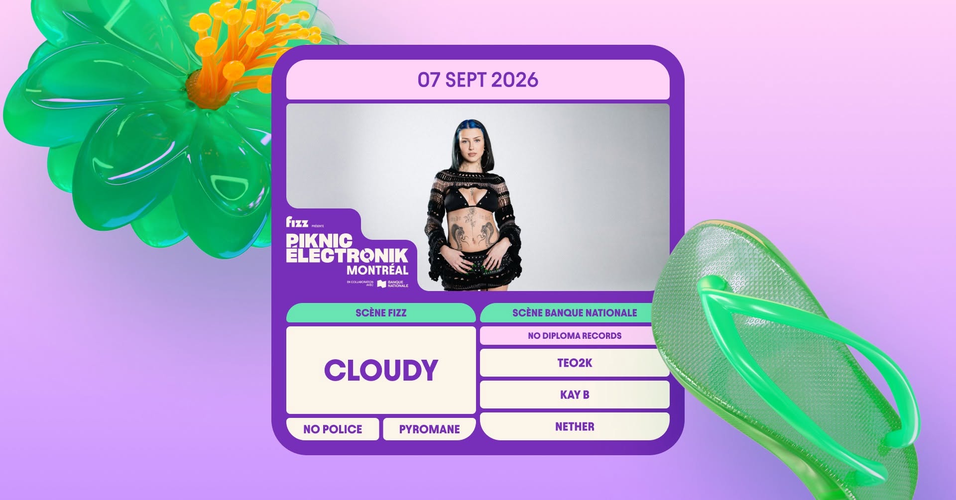 Piknic Électronik MTL #15 : Cloudy / No Diploma Records