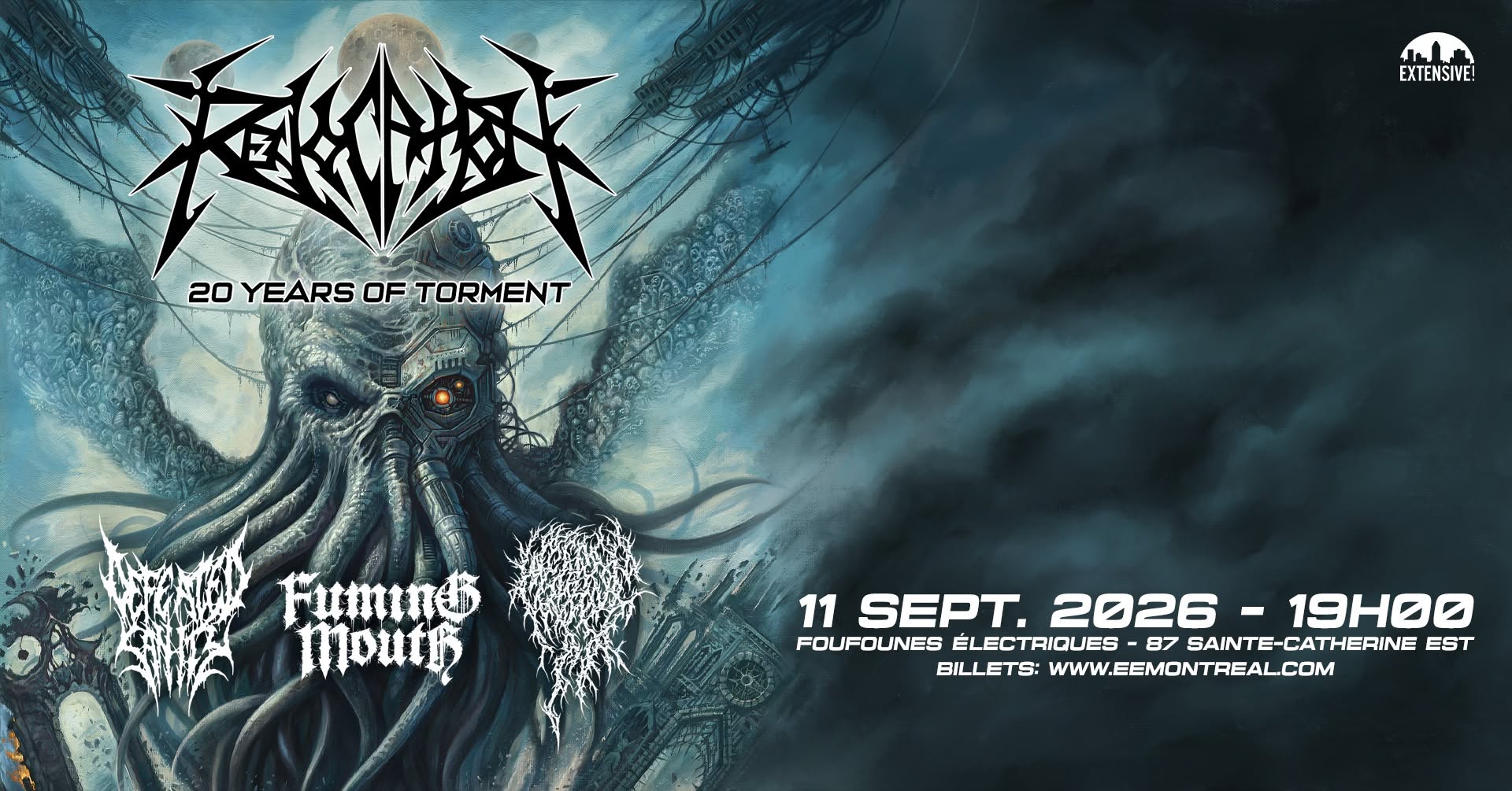 Revocation + Defeated Sanity + Fuming Mouth + Weeping | Montréal