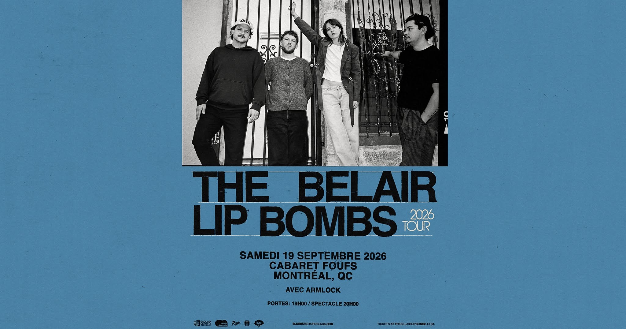 THE BELAIR LIP BOMBS - Montréal