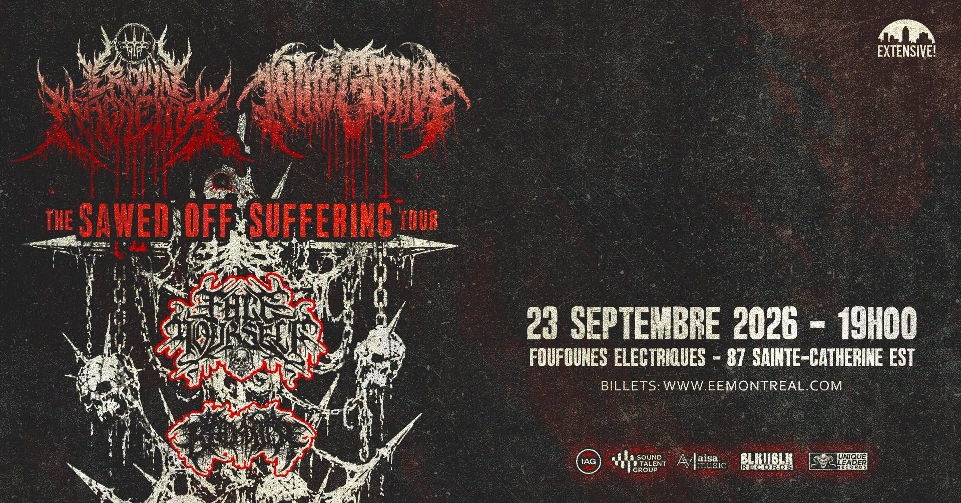 Crown Magnetar + To The Grave + Face Yourself + Backbiter | Montréal