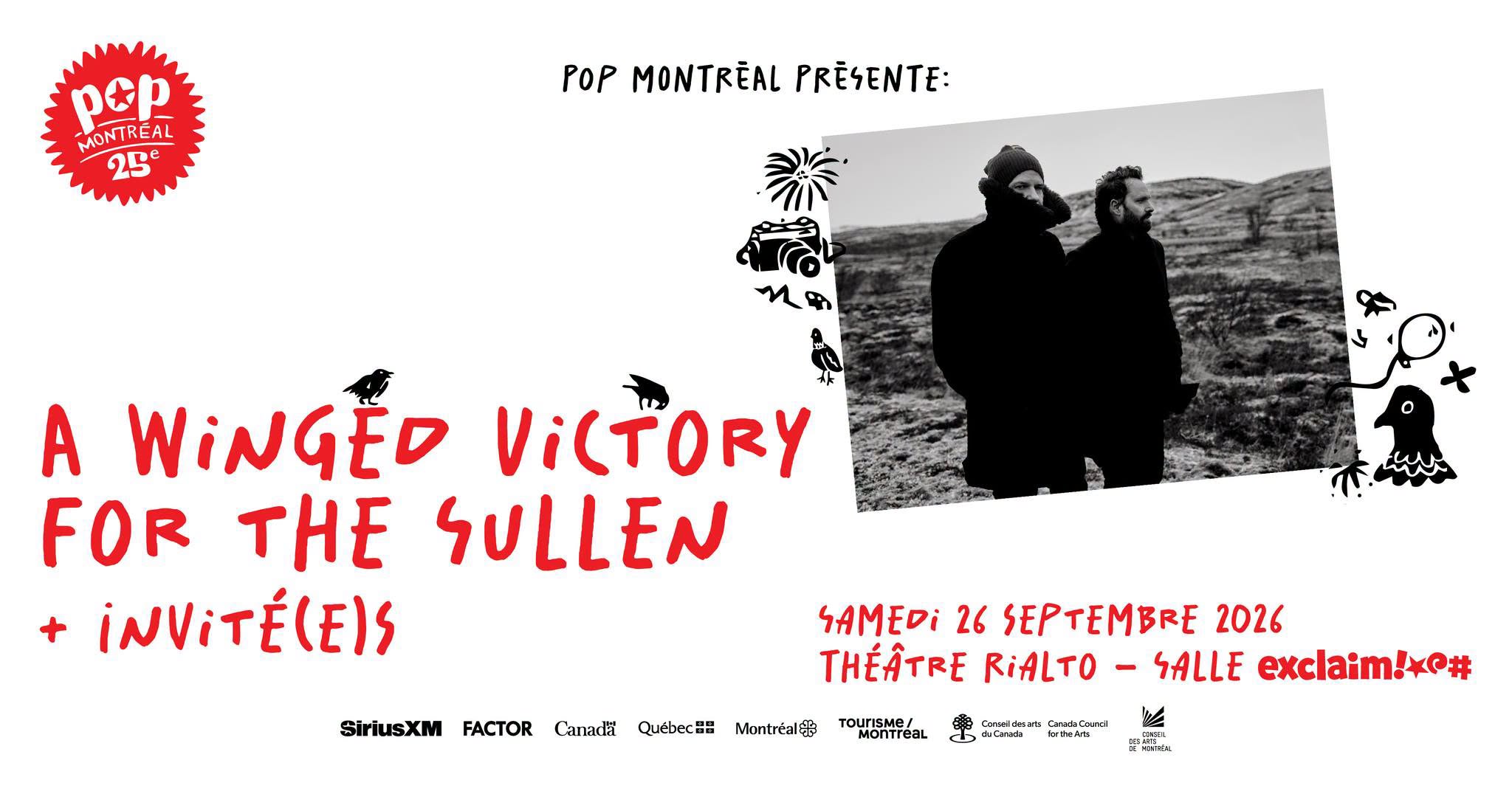 A Winged Victory for the Sullen + invité(e)s